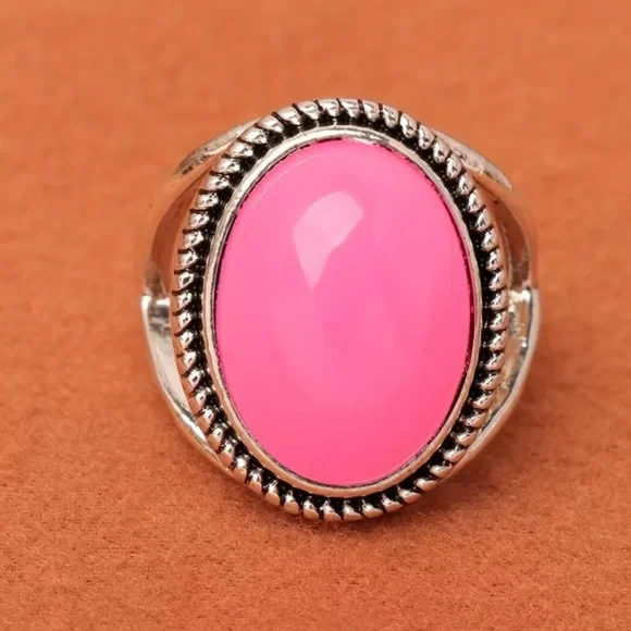 Boho Pink Ring - Picture 2 of 3